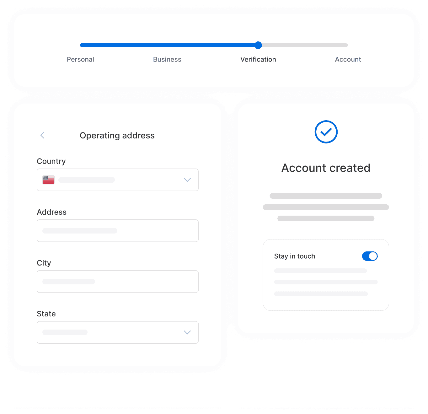 Sign up and register for an Xe Business account
