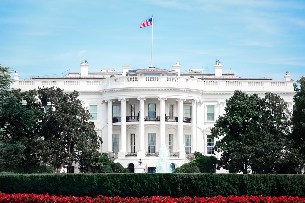 The White House in Washington DC, USA