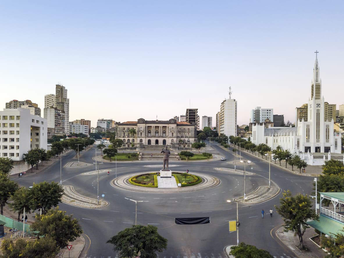 Independence Square in Maputo, Mozambique