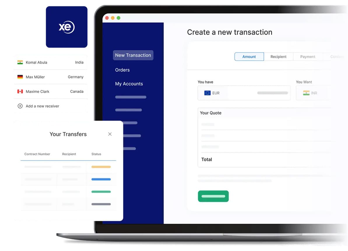Xe global business account and international money transfers